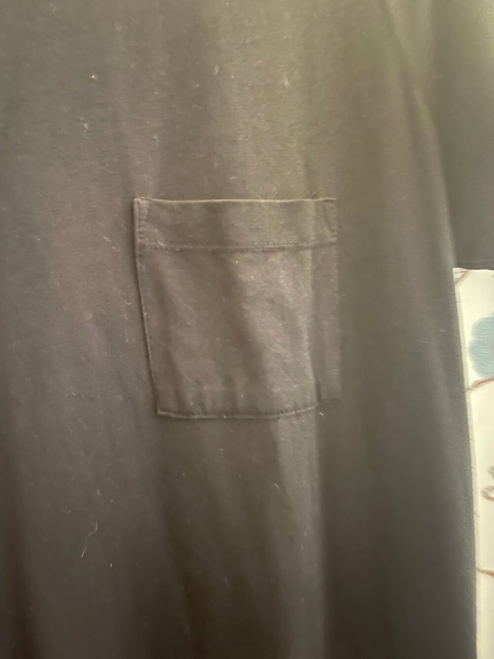 LuLaRoe Like New L Carly Black T-Shirt Swing Dress - Picture 3 of 7